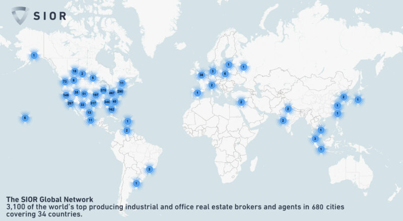 SIOR GLOBAL REACH Map